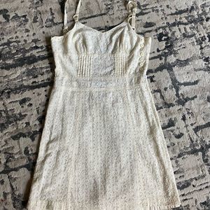 Luella for Target Creme Eyelet Dress Womens 5